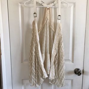 Free People Cream Cardigan